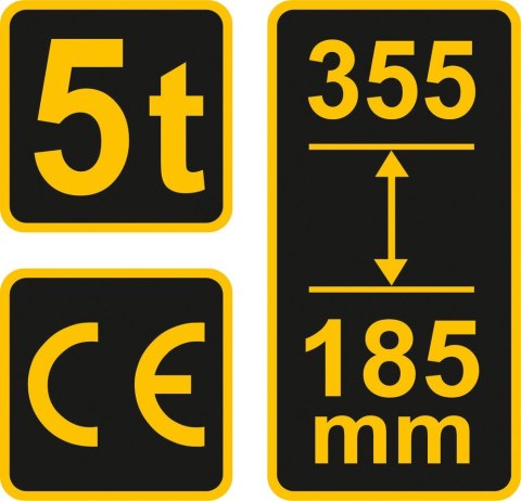 VOREL PODNOŚNIK HYDRAULICZNY SŁUPKOWY 5T VOREL PODNOŚNIK HYDRAULICZNY SŁUPKOWY 5T
