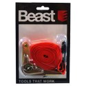 BEAST TAŚMA MOCUJĄCA BAGAŻ Z HAKAMI I Z NAPINACZEM 5m x 25mm 250kg