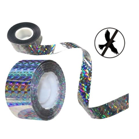 BEAST Taśma odstraszająca ptaki 48mmx50m holograficzna dwustronna BEAST Taśma odstraszająca ptaki 48mmx50m holograficzna dwustronna