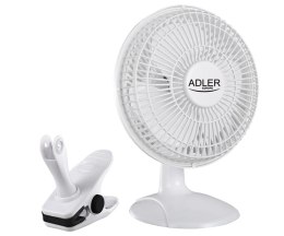 ADLER WENTYLATOR 15CM Z KLIPSEM+PODSTAWA AD 7317