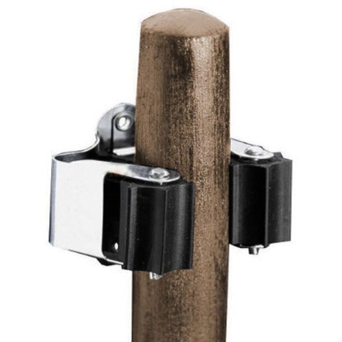 BEAST Wieszak sprężynowy uchwyt na narzedzia miotły mop szary 50x48x40mm BEAST Wieszak sprężynowy uchwyt na narzedzia miotły mop szary 50x48x40mm