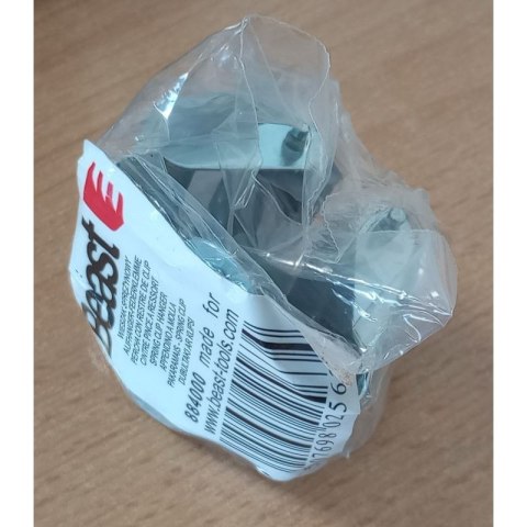 BEAST Wieszak sprężynowy uchwyt na narzedzia miotły mop szary 50x48x40mm BEAST Wieszak sprężynowy uchwyt na narzedzia miotły mop szary 50x48x40mm