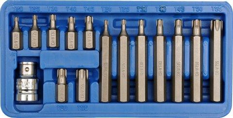 VOREL ZESTAW BITÓW TORX T20-T55 15 SZTUK VOREL ZESTAW BITÓW TORX T20-T55 15 SZTUK