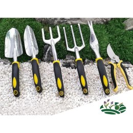 BEAST ZESTAW NARZĘDZI OGRODOWYCH 6szt aluminium z sekatorem