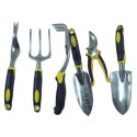 BEAST ZESTAW NARZĘDZI OGRODOWYCH 6szt aluminium z sekatorem