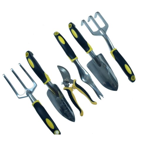 BEAST ZESTAW NARZĘDZI OGRODOWYCH 6szt aluminium z sekatorem BEAST ZESTAW NARZĘDZI OGRODOWYCH 6szt aluminium z sekatorem