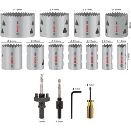BOSCH ZESTAW OTWORNIC PRO MULTI MATERIAL 17 EL.