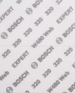 BOSCH ARKUSZ ŚCIERNY PIANKA EXPERT 115*140MM W480 G320 2PC