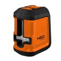 NEO LASER KRZYŻOWY 15M ZIELONY UCHWYT+ETUI