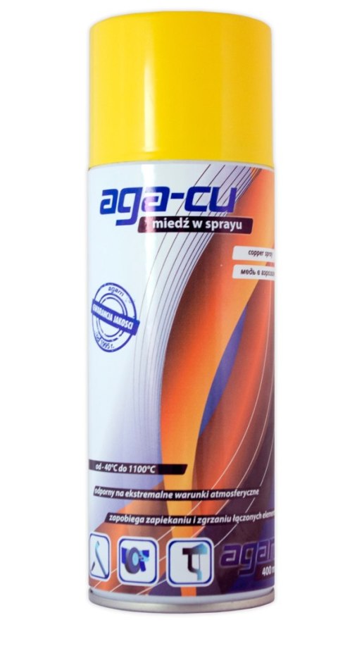 AGAM MIEDŹ W SPRAYU 400ML AGAM MIEDŹ W SPRAYU 400ML