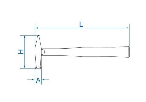 KING TONY MŁOTEK TYP NIEMIECKI 395G, 300MM KING TONY MŁOTEK TYP NIEMIECKI 395G, 300MM