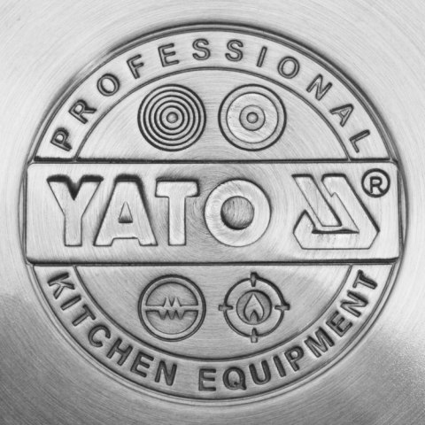 YATO GASTRO RONDEL Z POKRYWKĄ ZE STALI NIERDZEWNEJ 16X9,5CM 1.9L. YATO GASTRO RONDEL Z POKRYWKĄ ZE STALI NIERDZEWNEJ 16X9,5CM 1.9L.