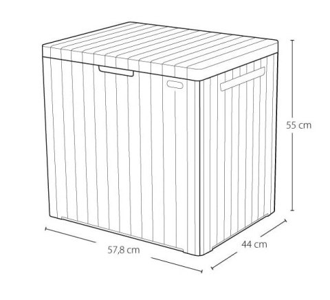 KETER SKRZYNIA OGRODOWA/TARASOWA, CITY 113L KETER SKRZYNIA OGRODOWA/TARASOWA, CITY 113L