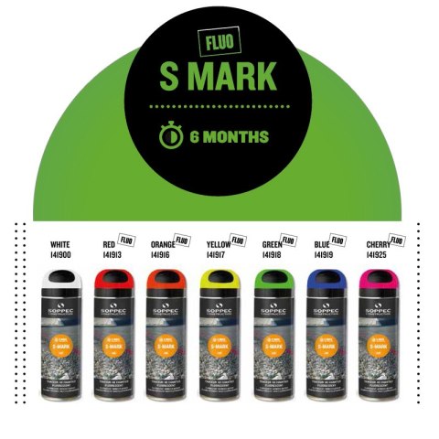 SOPPEC SOPPEC SPRAY GEODEZYJNY S-MARK NIEBIESKI 500ML SOPPEC SOPPEC SPRAY GEODEZYJNY S-MARK NIEBIESKI 500ML