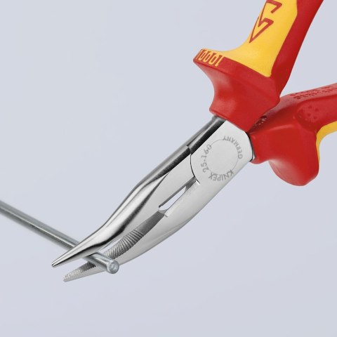KNIPEX SZCZYPCE TNĄCE PÓŁOKRĄGŁE WYGIĘTE IZOLOWANE 160MM KNIPEX SZCZYPCE TNĄCE PÓŁOKRĄGŁE WYGIĘTE IZOLOWANE 160MM