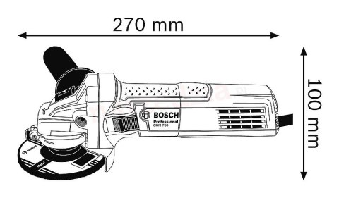 BOSCH SZLIFIERKA KĄTOWA 125MM GWS 750 750W RSP BOSCH SZLIFIERKA KĄTOWA 125MM GWS 750 750W RSP