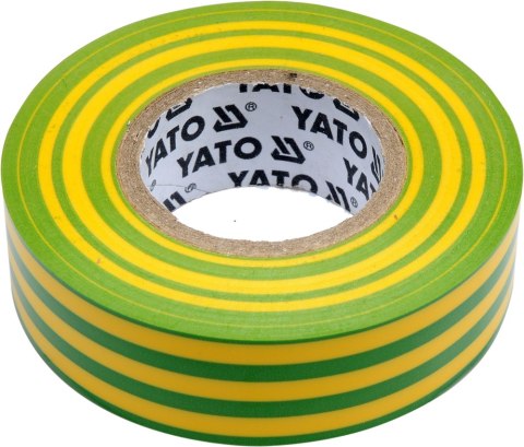 YATO TAŚMA ELEKTROIZOLACYJNA ŻÓŁTO-ZIELONA 19MM*20M YATO TAŚMA ELEKTROIZOLACYJNA ŻÓŁTO-ZIELONA 19MM*20M