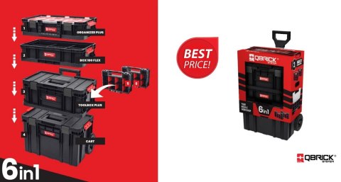 QBRICK ZESTAW QBRICK SYSTEM TWO CART 6IN1 QBRICK ZESTAW QBRICK SYSTEM TWO CART 6IN1