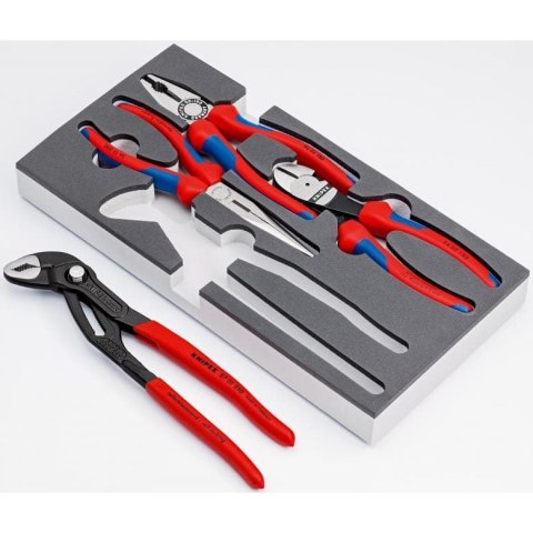 KNIPEX ZESTAW SZCZYPIEC 4CZ., WKŁADKA PIANKOWA KNIPEX ZESTAW SZCZYPIEC 4CZ., WKŁADKA PIANKOWA
