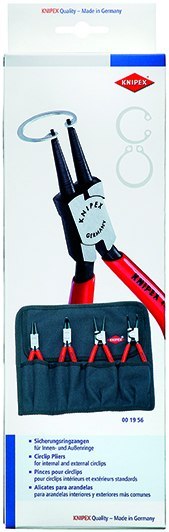 KNIPEX ZESTAW SZCZYPIEC DO PIERŚCIENI OSADCZYCH 4SZT. KNIPEX ZESTAW SZCZYPIEC DO PIERŚCIENI OSADCZYCH 4SZT.