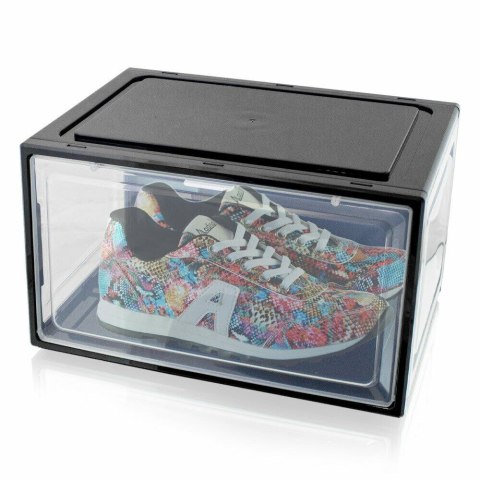 Bituxx 3x BOX NA BUTY ORGANIZER PUDEŁKO CZARNE Bituxx 3x BOX NA BUTY ORGANIZER PUDEŁKO CZARNE