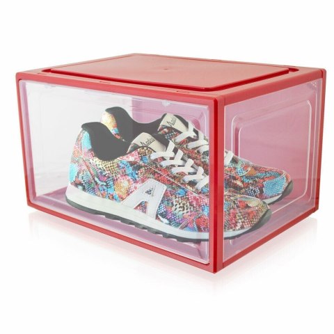 Bituxx 3x BOX NA BUTY ORGANIZER PUDEŁKO CZERWONE Bituxx 3x BOX NA BUTY ORGANIZER PUDEŁKO CZERWONE