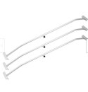Bituxx 3x aluminiowy wspornik plandekowy 140-210CM