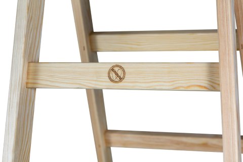 BRAKET DRABINA DREWNIANA BRAKET STANDARD 2X5 SZCZEBLI 153CM BRAKET DRABINA DREWNIANA BRAKET STANDARD 2X5 SZCZEBLI 153CM