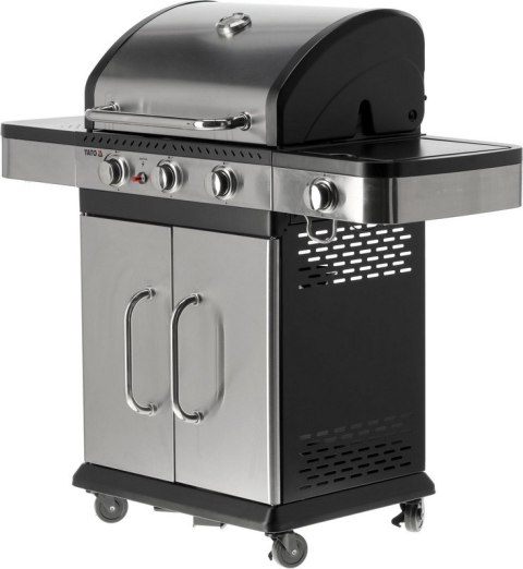 YATO GRILL GAZOWY 3+1, STAL NIERDZEWNA 11.2KW YATO GRILL GAZOWY 3+1, STAL NIERDZEWNA 11.2KW
