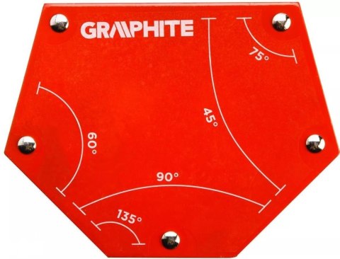 GRAPHITE SPAWALNICZY KĄTOWNIK MAGNETYCZNY 111*136*24MM UDŹWIG 34KG GRAPHITE SPAWALNICZY KĄTOWNIK MAGNETYCZNY 111*136*24MM UDŹWIG 34KG