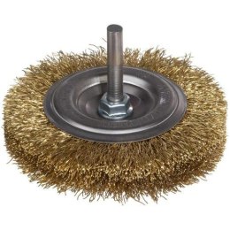 UN SZCZOTKA TARCZOWA DRUT MOSIĘŻNY TRZPIEŃ 6MM FI50MM