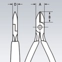 KNIPEX SZCZYPCE TNĄCE BOCZNE 125MM