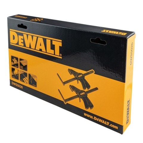 DEWALT SZYBKOMOCUJĄCE ZACISKI 2 SZT. DEWALT SZYBKOMOCUJĄCE ZACISKI 2 SZT.