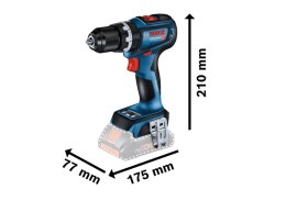 BOSCH WIERTARKO-WKRĘTARKA AKU. UDAROWA GSB 18V-90C 0AH