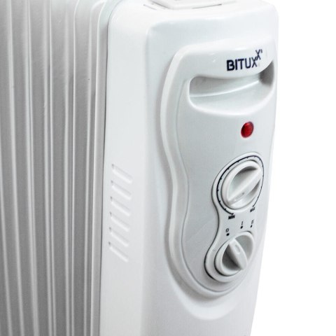 Bituxx BITUXX Elektryczny grzejnik olejowy 2500 W 11 żeber biały Bituxx BITUXX Elektryczny grzejnik olejowy 2500 W 11 żeber biały