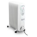 Bituxx BITUXX Elektryczny grzejnik olejowy 2500 W 11 żeber biały