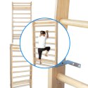 Bituxx Drabinka gimnastyczna do ćwiczeń rehabilitacji solidna kompaktowa domowa