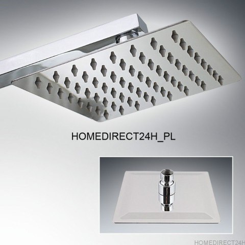 E-hurtownia Deszczownica 15 cm ultraslim kwadratowa