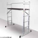 E-hurtownia Drabina aluminiowa - rusztowanie 3w1 + podest