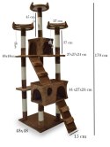 E-hurtownia Drapak drzewko dla kota 170 brąz