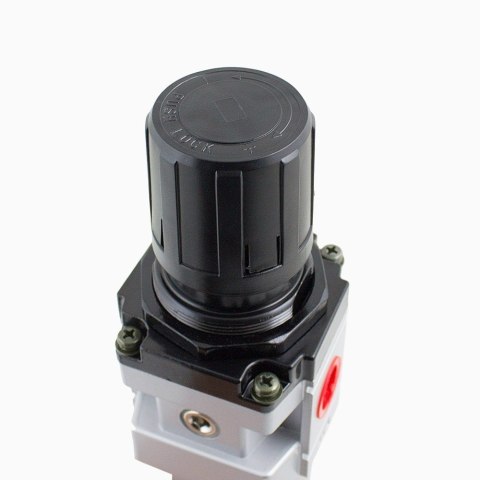 E-hurtownia Filtr sprężonego powietrza 1/2" z reduktorem ciśnienia i manometrem 10 bar E-hurtownia Filtr sprężonego powietrza 1/2" z reduktorem ciśnienia i manometrem 10 bar