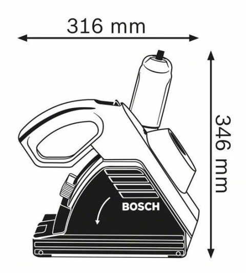 BOSCH BRUZDOWNICA GNF35CA 1400W 35MM BOSCH BRUZDOWNICA GNF35CA 1400W 35MM
