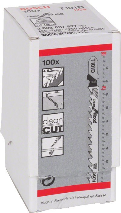 BOSCH BRZESZCZOT DO WYRZYNARKI T101D 100SZT. BOSCH BRZESZCZOT DO WYRZYNARKI T101D 100SZT.