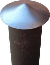UN DASZEK METALOWY NA SŁUPEK OGRODZENIOWY 110MM UN DASZEK METALOWY NA SŁUPEK OGRODZENIOWY 110MM