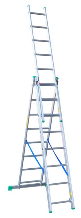 DRABEX DRABINA ALUMINIOWA 3-ELEMENTOWA 510CM 8+8+8 SZCZEBLI