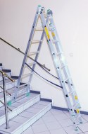DRABEX DRABINA ALUMINIOWA 3-ELEMENTOWA 510CM 8+8+8 SZCZEBLI