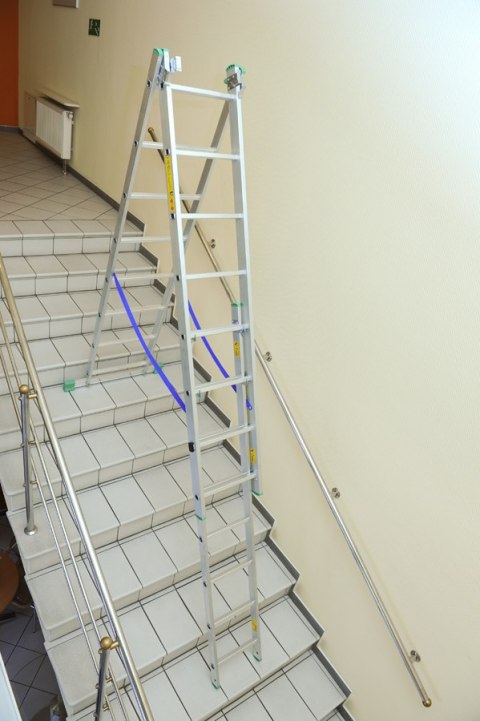 DRABEX DRABINA ALUMINIOWA 3-ELEMENTOWA 760CM 11+11+11 SZCZEBLI DRABEX DRABINA ALUMINIOWA 3-ELEMENTOWA 760CM 11+11+11 SZCZEBLI