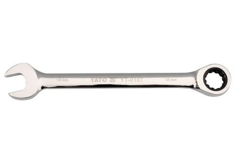 YATO KLUCZ PŁASKO-OCZKOWY Z GRZECHOTKĄ 22MM YATO KLUCZ PŁASKO-OCZKOWY Z GRZECHOTKĄ 22MM
