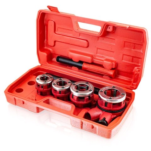 Bituxx Gwintownik do Rur Stalowych 7 elem. 1-1/4", 1", 3/4", 1/2", Bituxx Gwintownik do Rur Stalowych 7 elem. 1-1/4", 1", 3/4", 1/2",