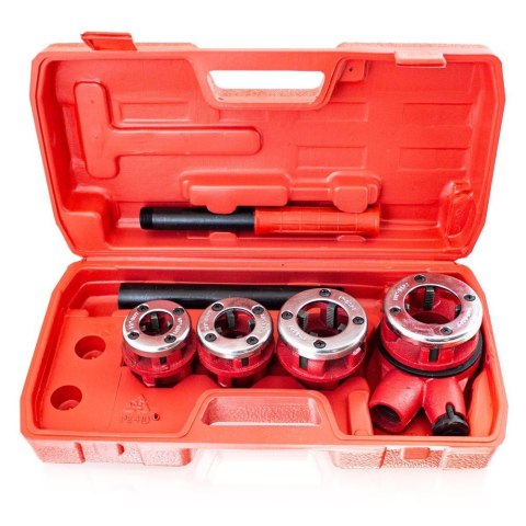Bituxx Gwintownik do Rur Stalowych 7 elem. 1-1/4", 1", 3/4", 1/2", Bituxx Gwintownik do Rur Stalowych 7 elem. 1-1/4", 1", 3/4", 1/2",